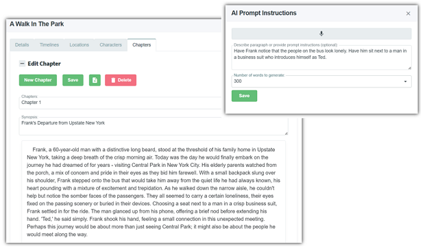 AI Story Builders app preview